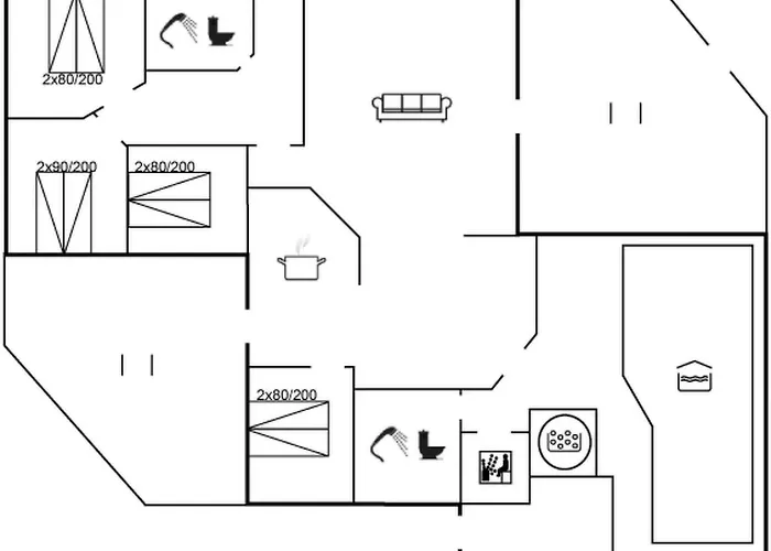 Oskari - 1-3km From The Sea By Interhome 펜션 *